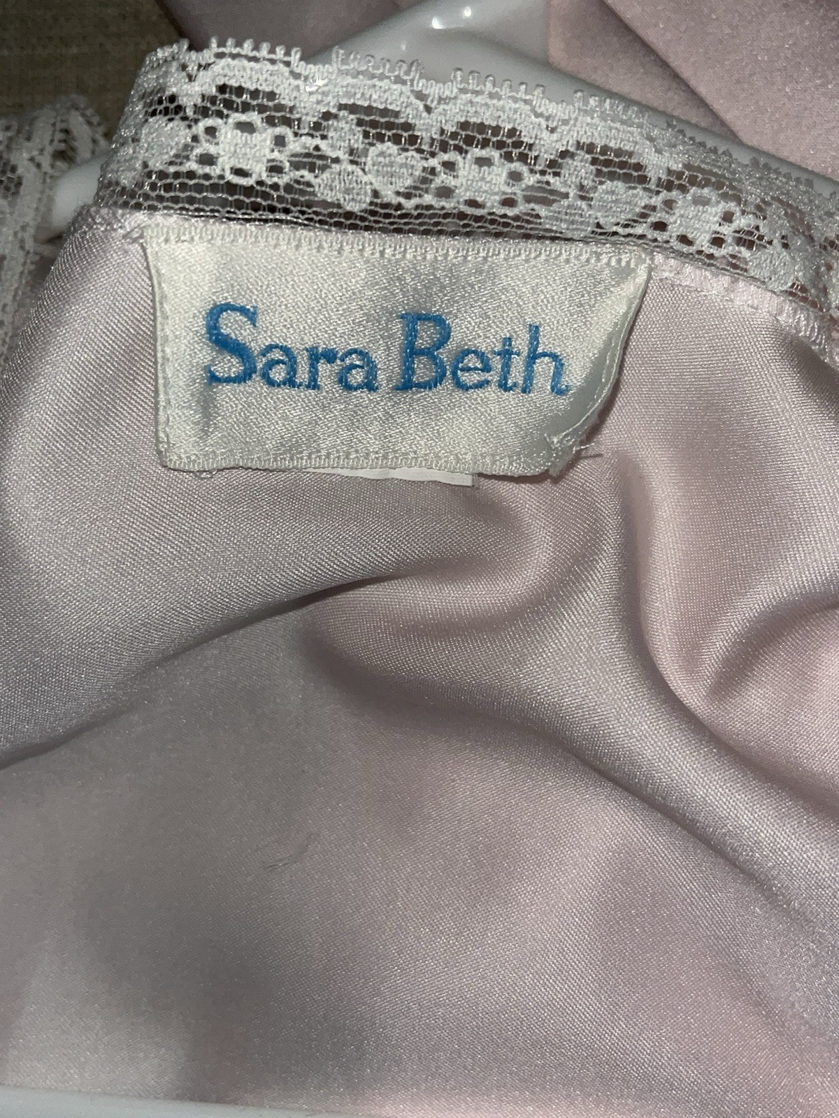 Vtg Nightgown Barbizon Boutique Sara Beth Robe Set Glossy Pink Tiny Roses M L 38
