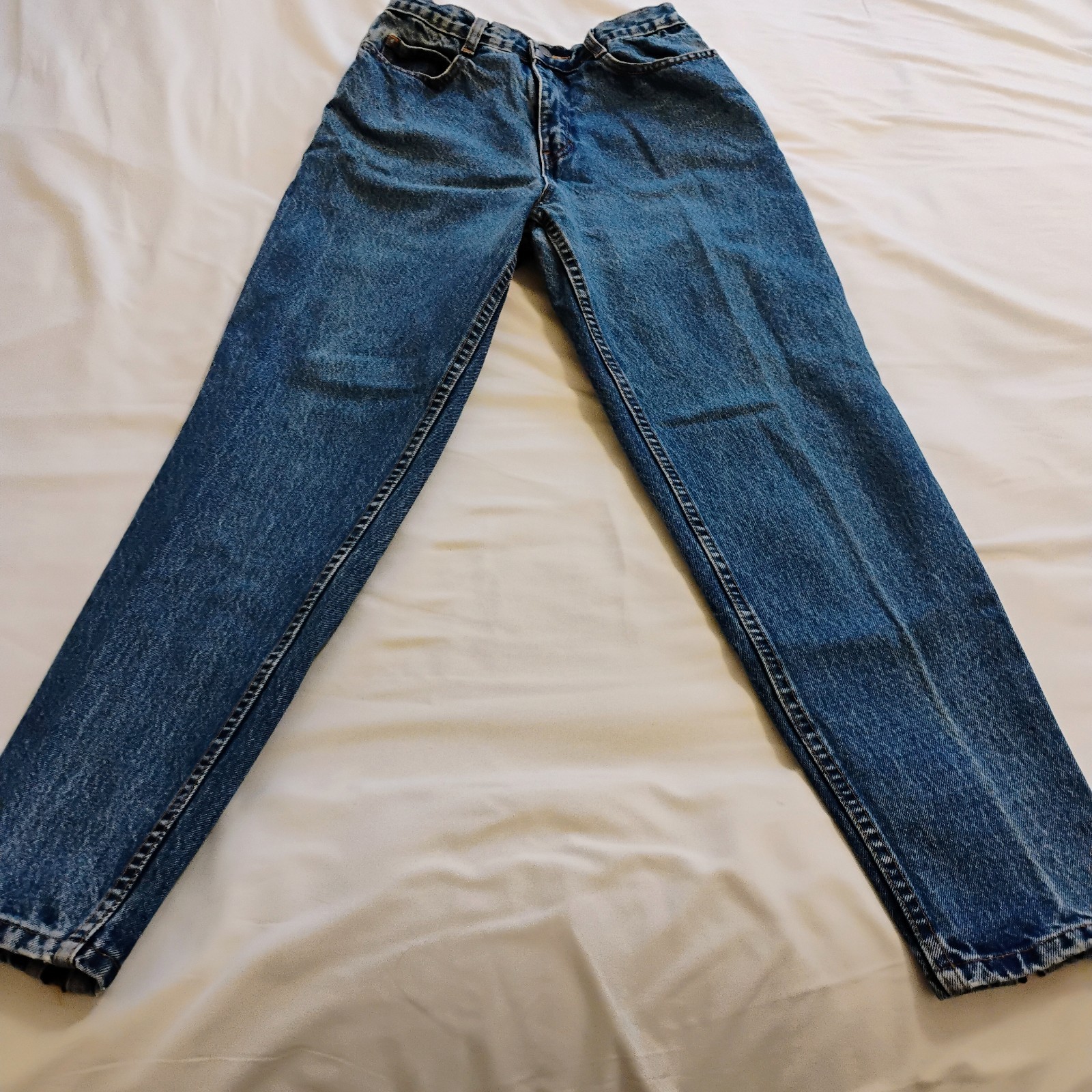 Vintage 80s Jordache High Waist Jeans Ankle Zippers 25 Waist 27 Inseam
