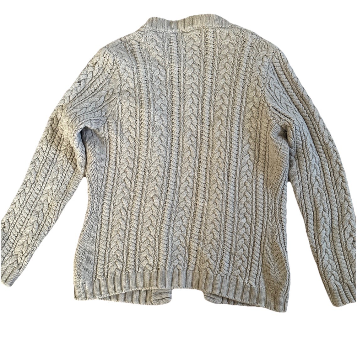 Luisa Spagnoli Vintage 80’ Blue Label Collection 100% Wool Cardigan Small