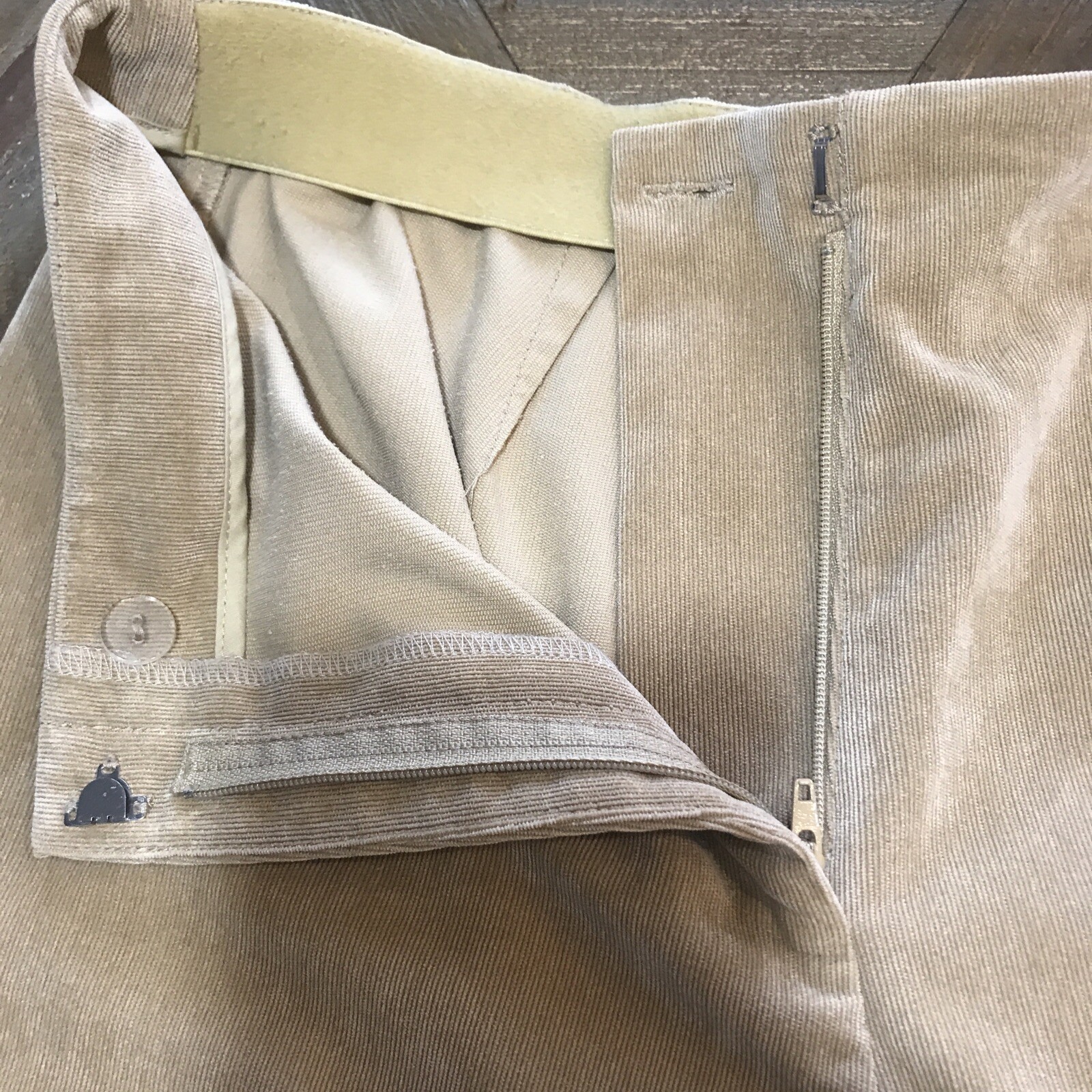 Vintage David Brooks Beige Pants Womens Corduroys Size 8