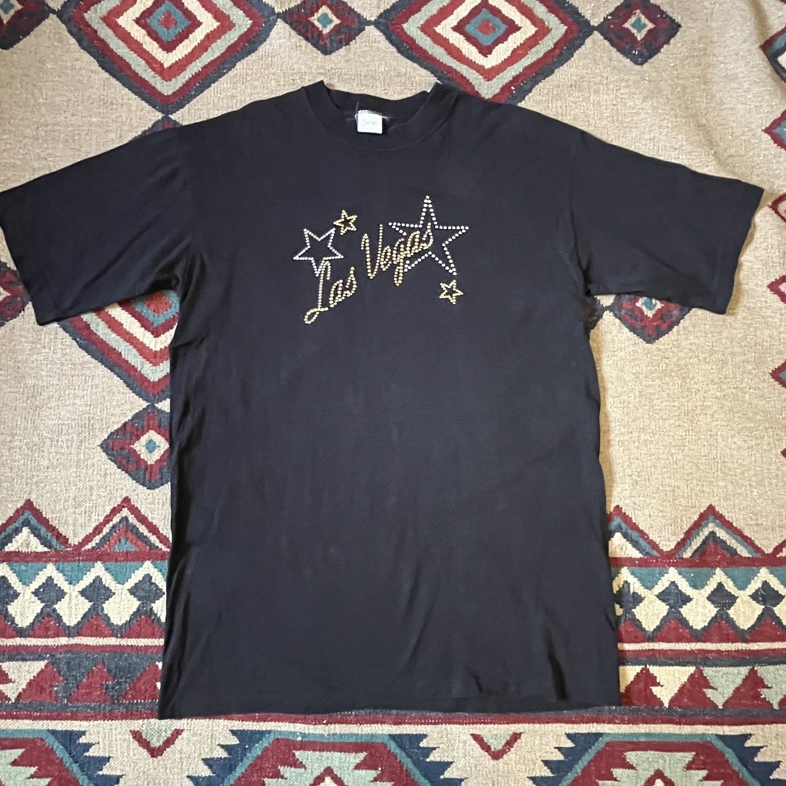 Vintage 90s Las Vegas Nevada Studded T-Shirt Men’s 2XL Crewneck