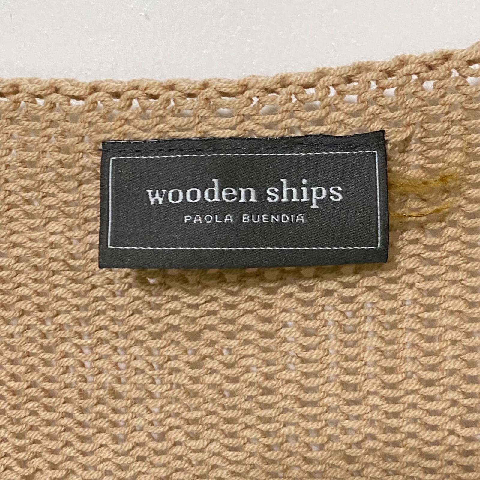 Wooden Ships Heart V-neck Sweater XS Valentine Preppy Coquette Project Piece