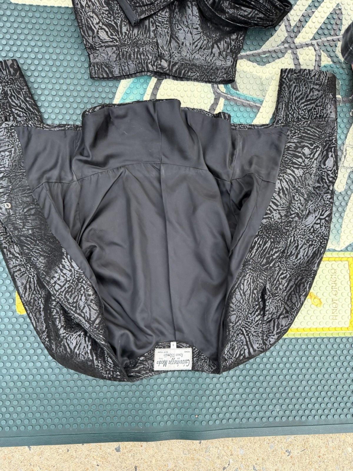 Vintage 80s Giovinezza Moda Rocco D’Amelio 3 Piece Set Jacket Skirt Size Small