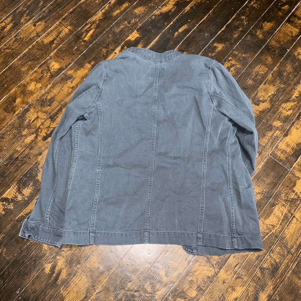Old Navy gray elevated basics minimalist L tall denim jacket