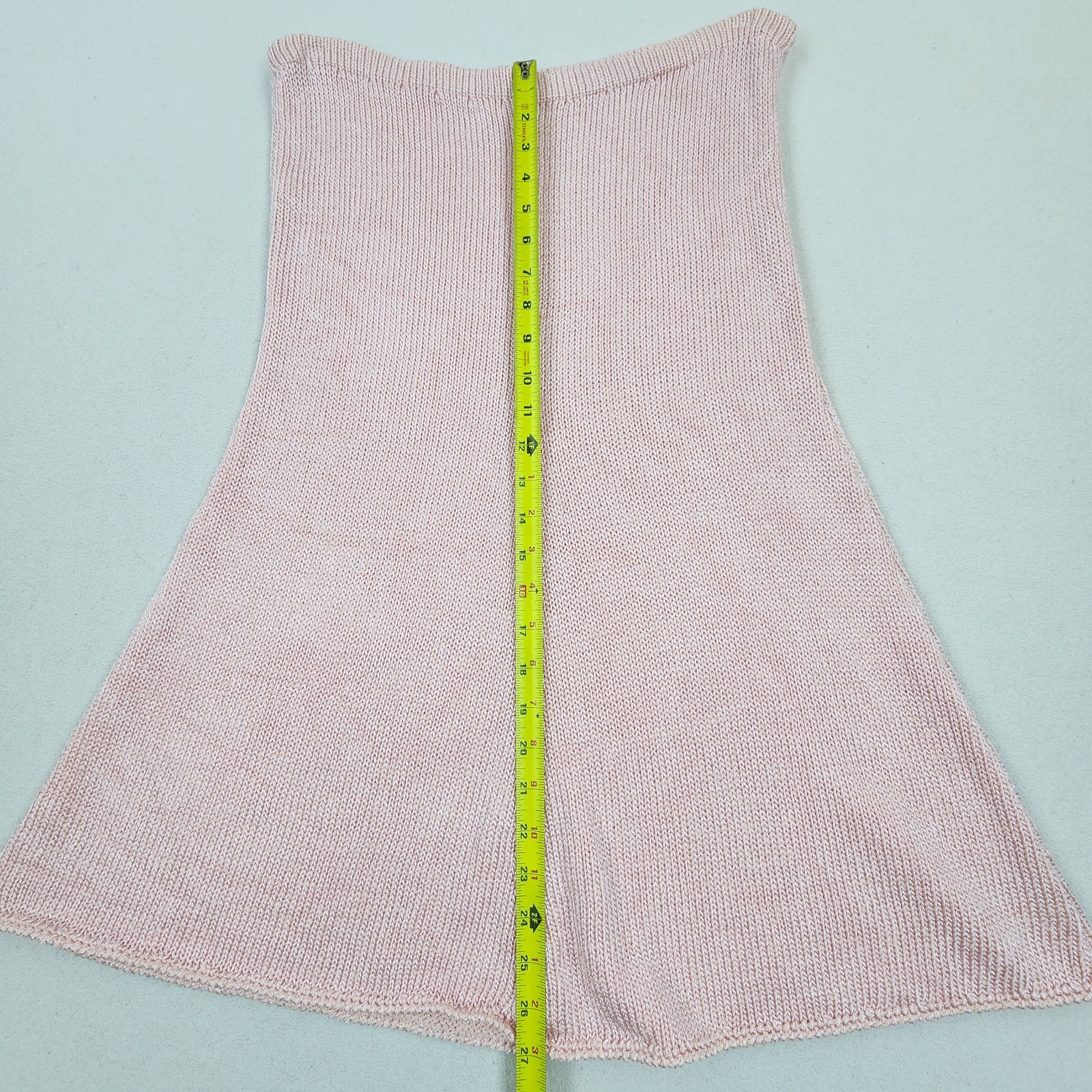 Vtg 80s DACANI Pink Knit Skirt Sweater Set Rhinestones Angora Shoulders Beaded