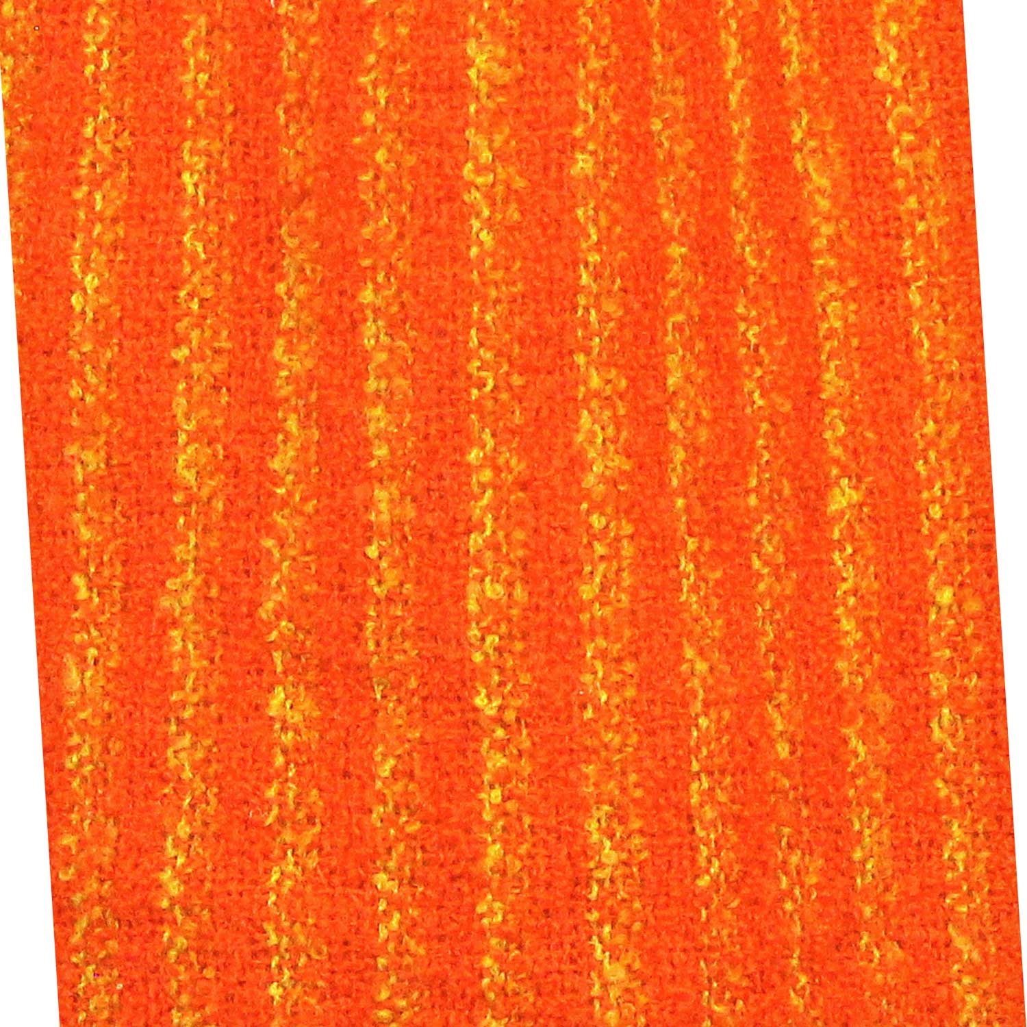1960s 70s Vintage Long Hostess Maxi Skirt Pumpkin Orange Stripe Wool Boucle 8