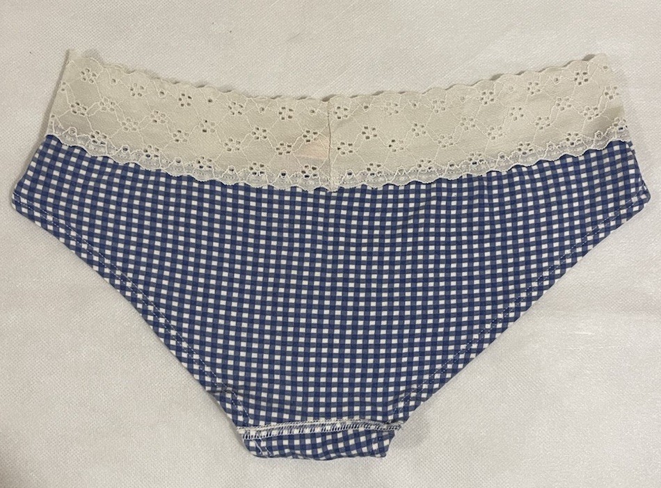 Victoria’s Secret Vintage Gingham Low Rise Hip Hugger Sz Sm 2013
