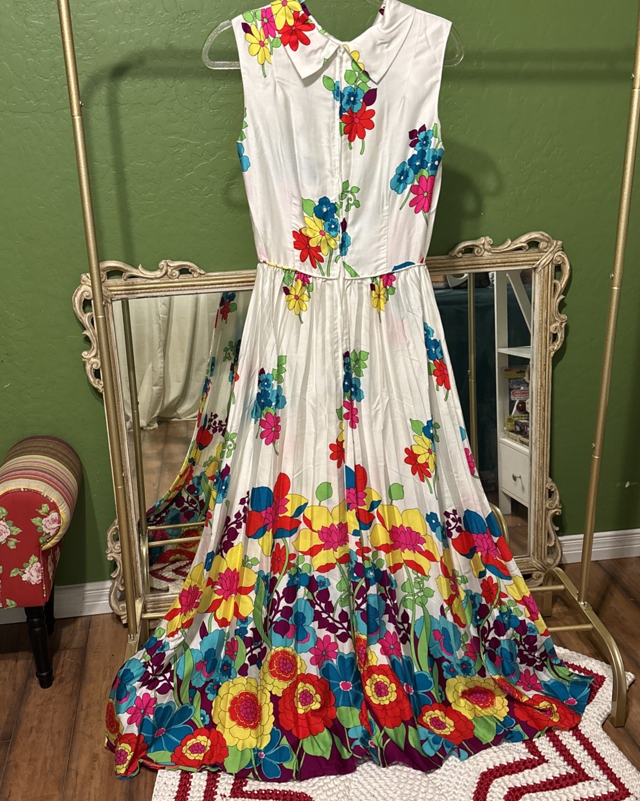 Vintage 1970’s Waltah Clarke’s Hawaiian Shops dress size 10