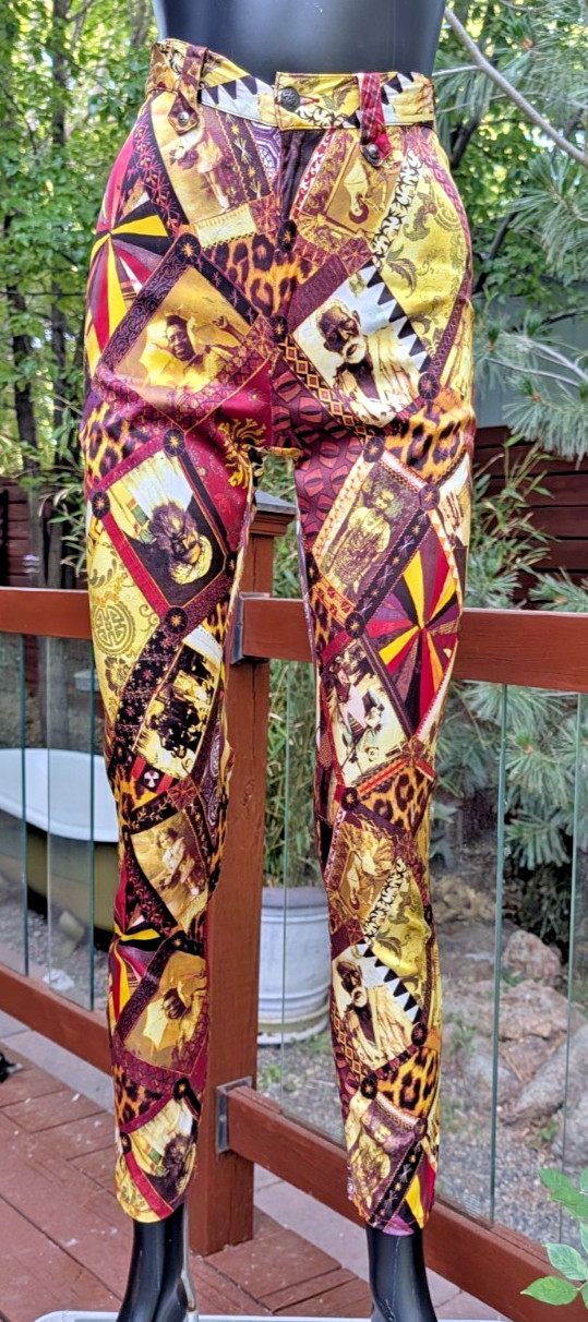 Vintage 90’s Christian Lacroix Bazar Satin Pants leggings international photo 40