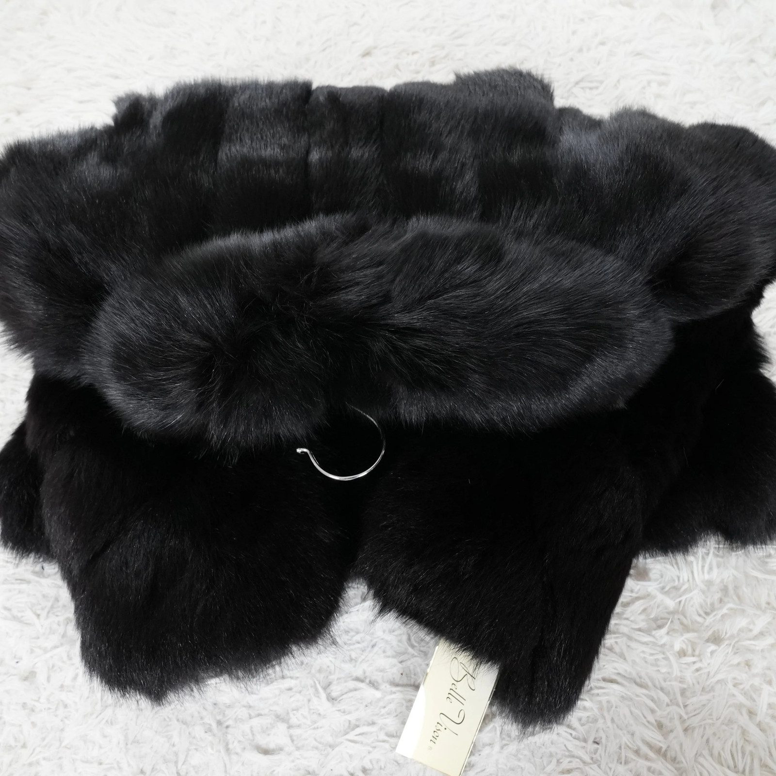 SAGA ROYAL FOX Black Dyed Coat – Genuine Vintage Fur From Japan