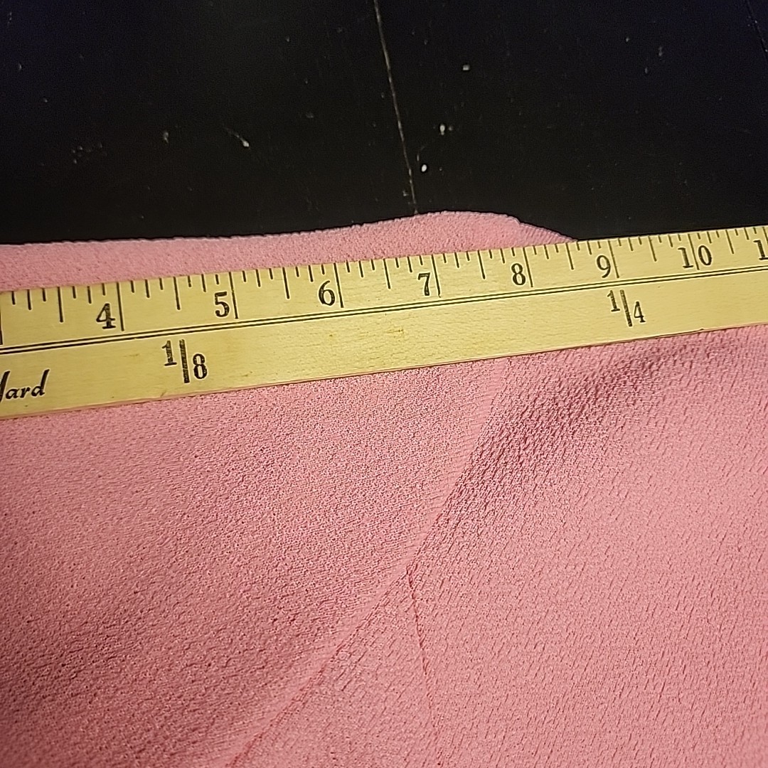 J. Harlan Originals Union Made ILGWU bright Pink Polyester Dress Vintage 1960s