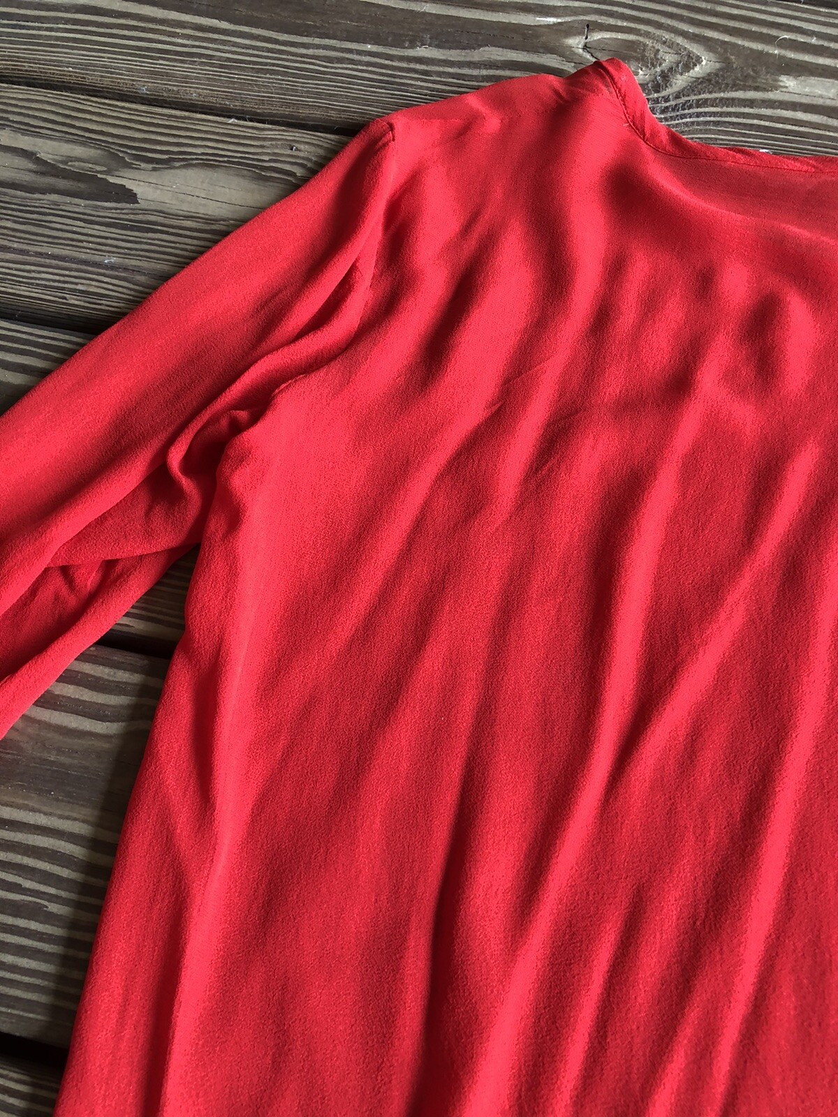 Comme des Garcons Red Blouse