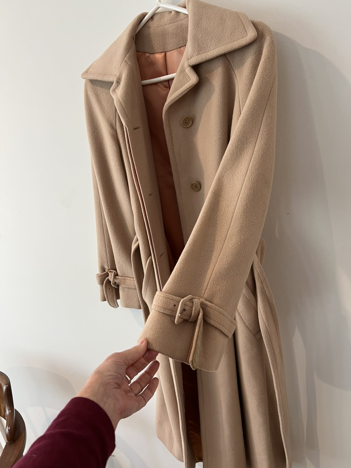 Vintage Camel Hair Coat Sz 8 Bill Haire Fredrick’s Saks 5th Excellent 1960’s