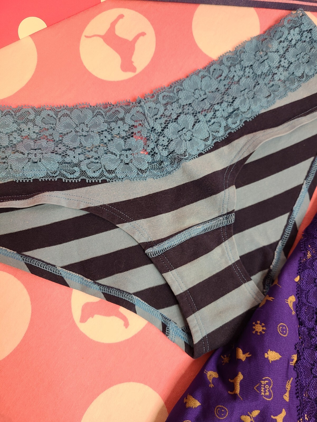 Y2K Vtg VS PINK 3pk Extra Low-rise Hipster Panties Size XS 💙