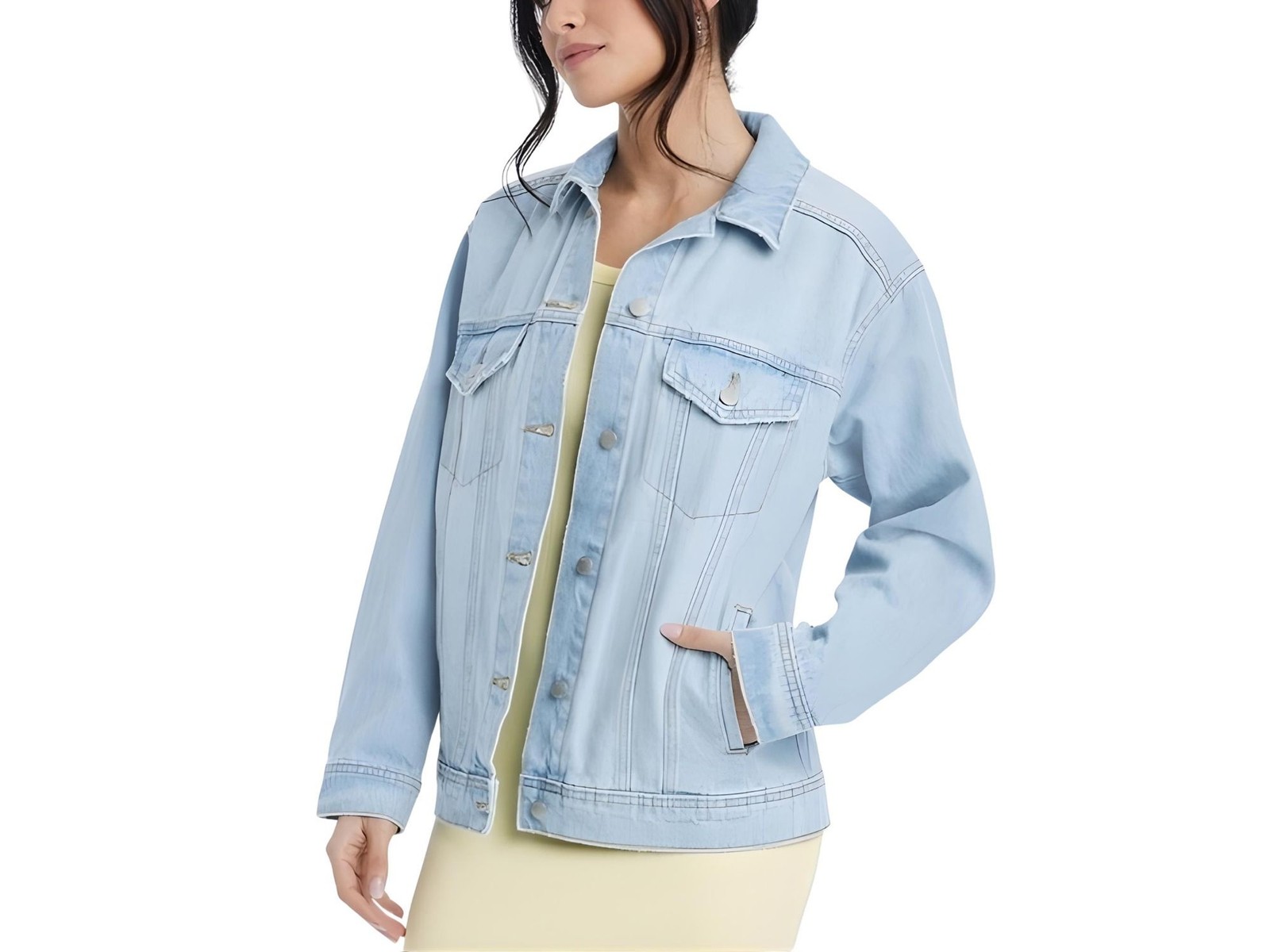 Oversized Denim Jacket XL | 90s Baggy Trucker | Light Wash Universal Thread|NWT