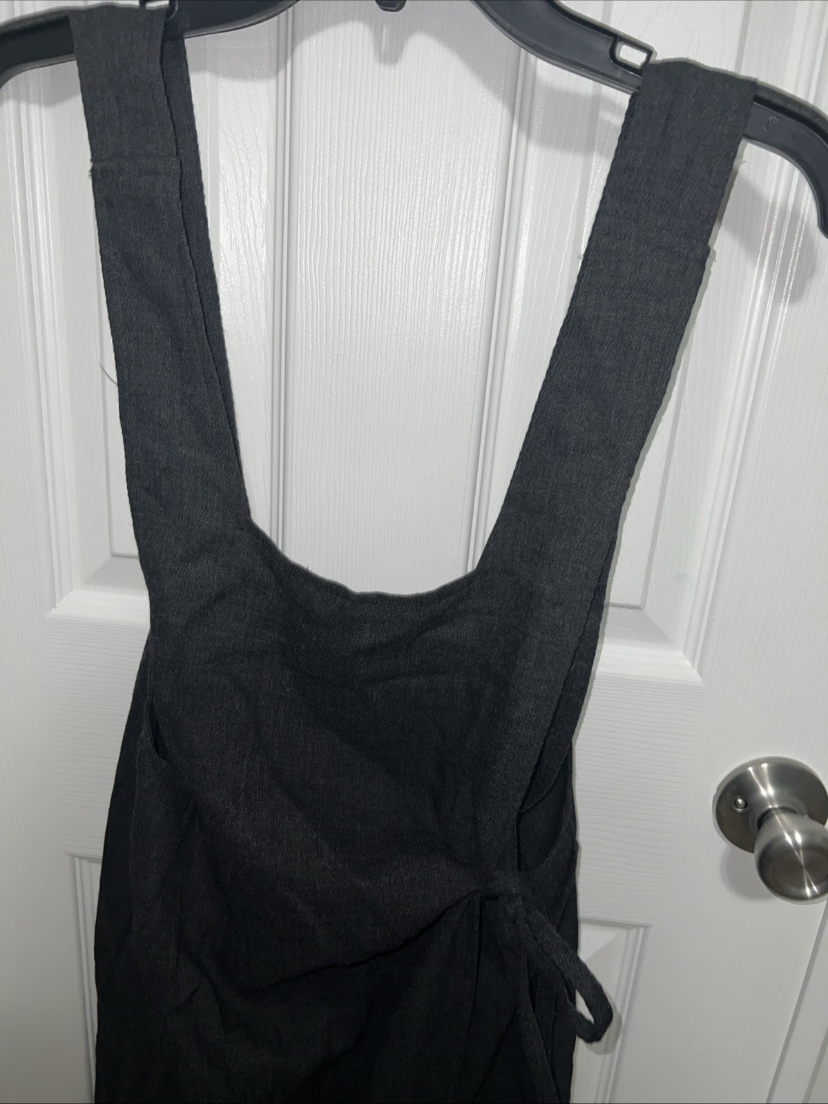 VTG. Brooks Brothers Dress Size 10 Gray Wool/Rayon Side Tie Jumped