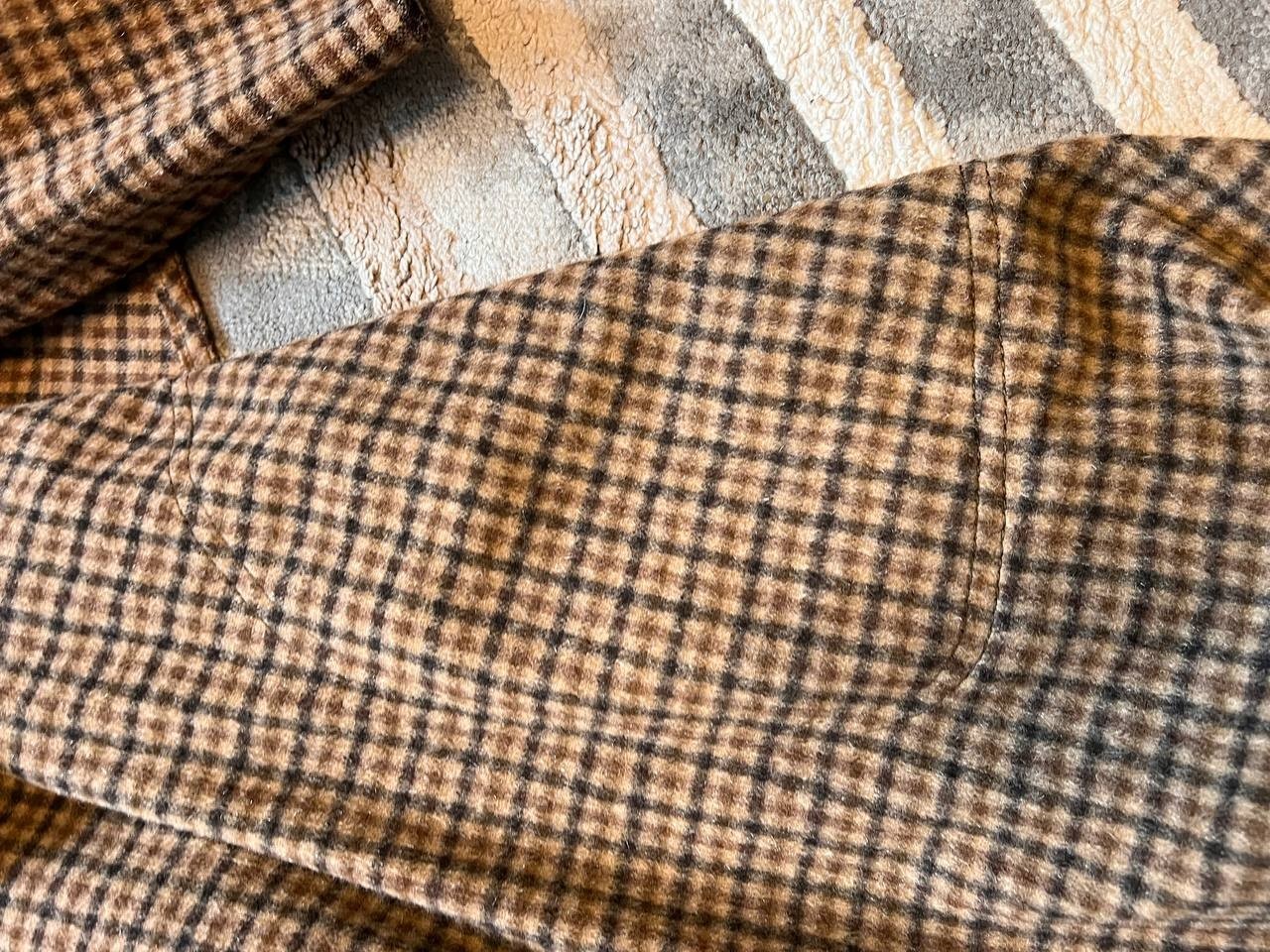 celine vintage wool coat houndstooth sherlock holmes