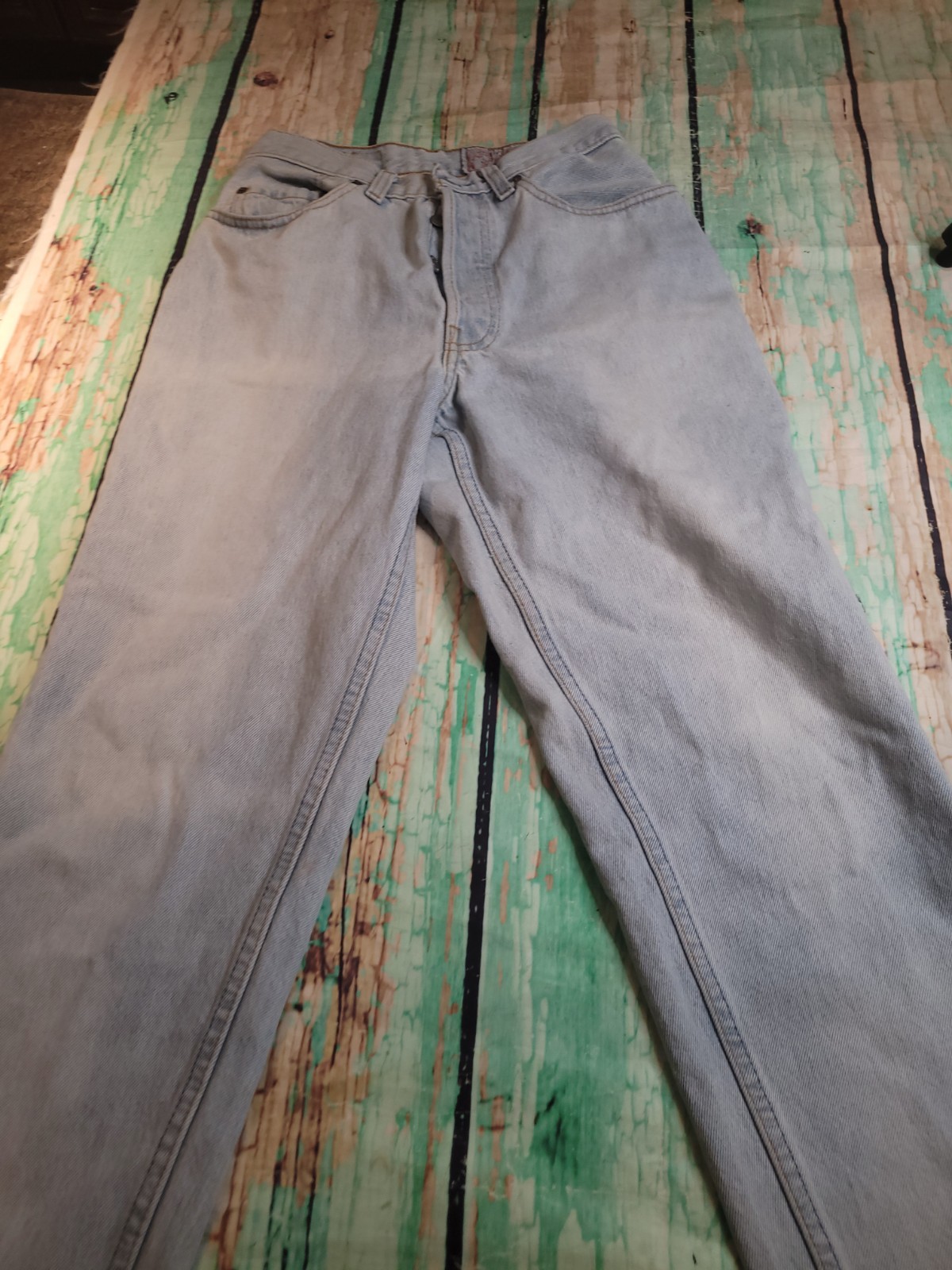 Vintage Levis Jeans 28×25 Light Denim Pant Faded High Rise 901 Relaxed Loose Y2K