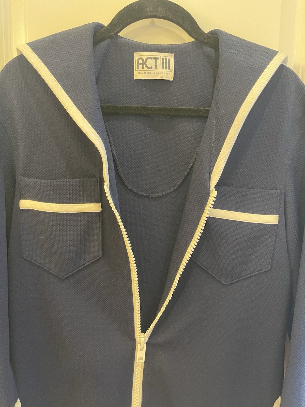 Vintage Sailor Pull Over Tunic By Act III