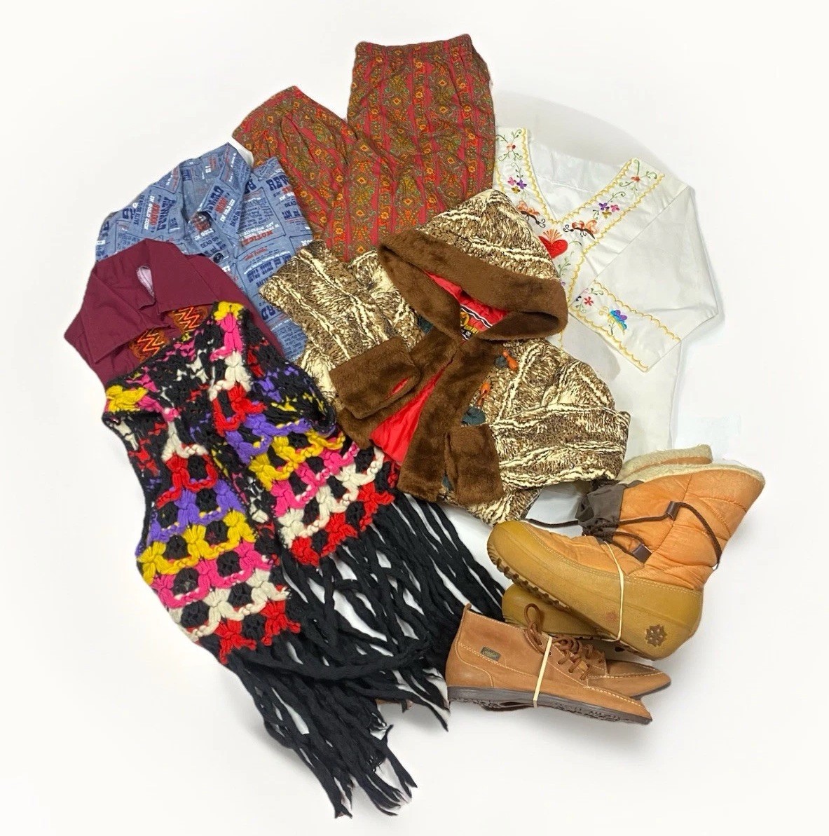 Vintage Clothing Lot 60s 70s Women Curated True Vintage Re-Seller Lot (READ)