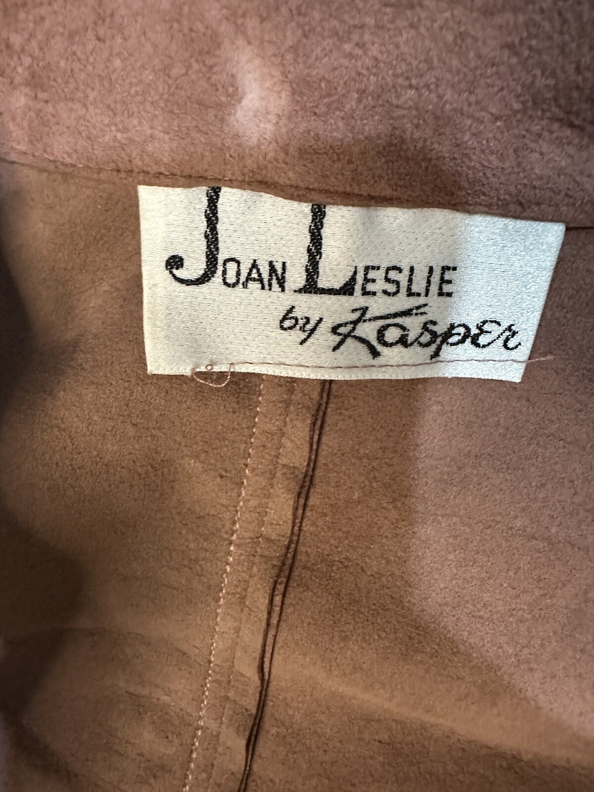 Vintage Joan Leslie By Kasper Two Piece Set Check Measurements For Size USA