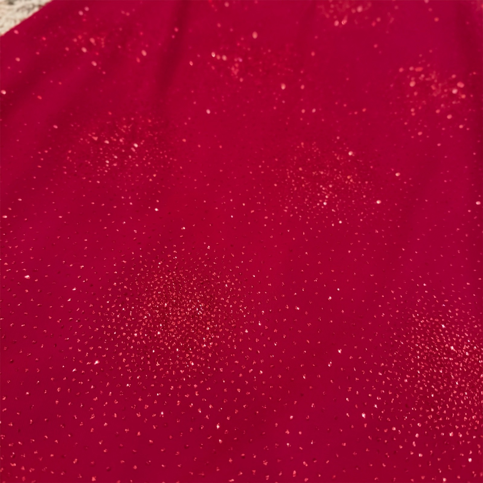 Vintage 90’s Y2K RED GLITTER PARTY DRESS M Stretchy Fairy Sparkle Bodycon Sexy