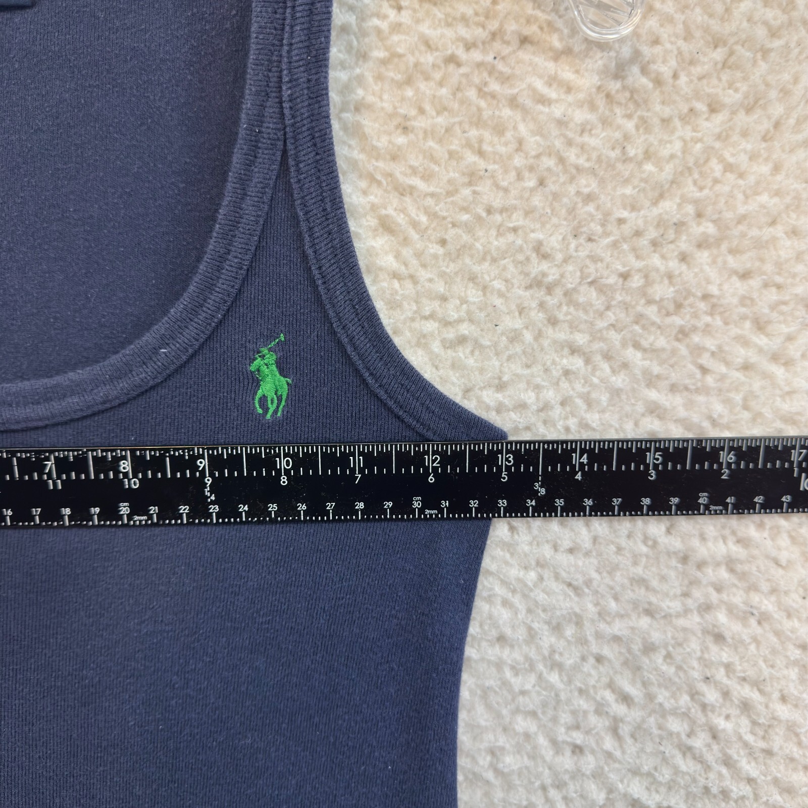 Y2K Vintage Ralph Lauren Midi T-Shirt Dress Small Navy Blue Sporty Tennis Preppy