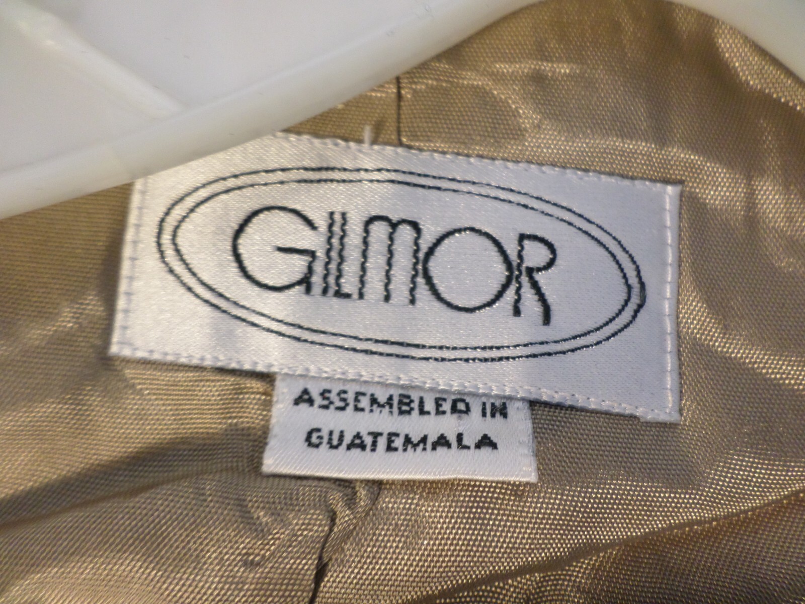 Beautiful Vintage Gilmor Woman’s Tan Button Front Blazer/Jacket-Size 12