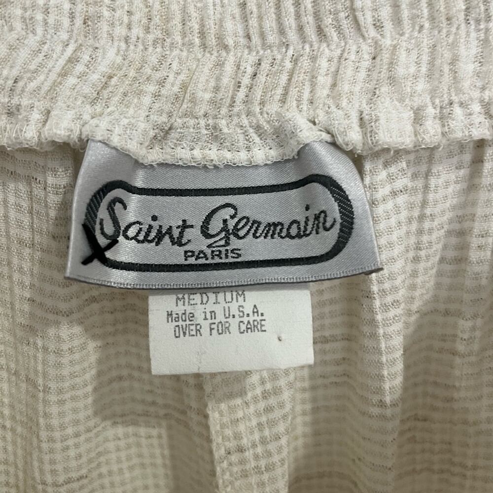 Vintage Saint Germain Paris 2 Piece Outfit Size Medium Beachy Resort Coastal