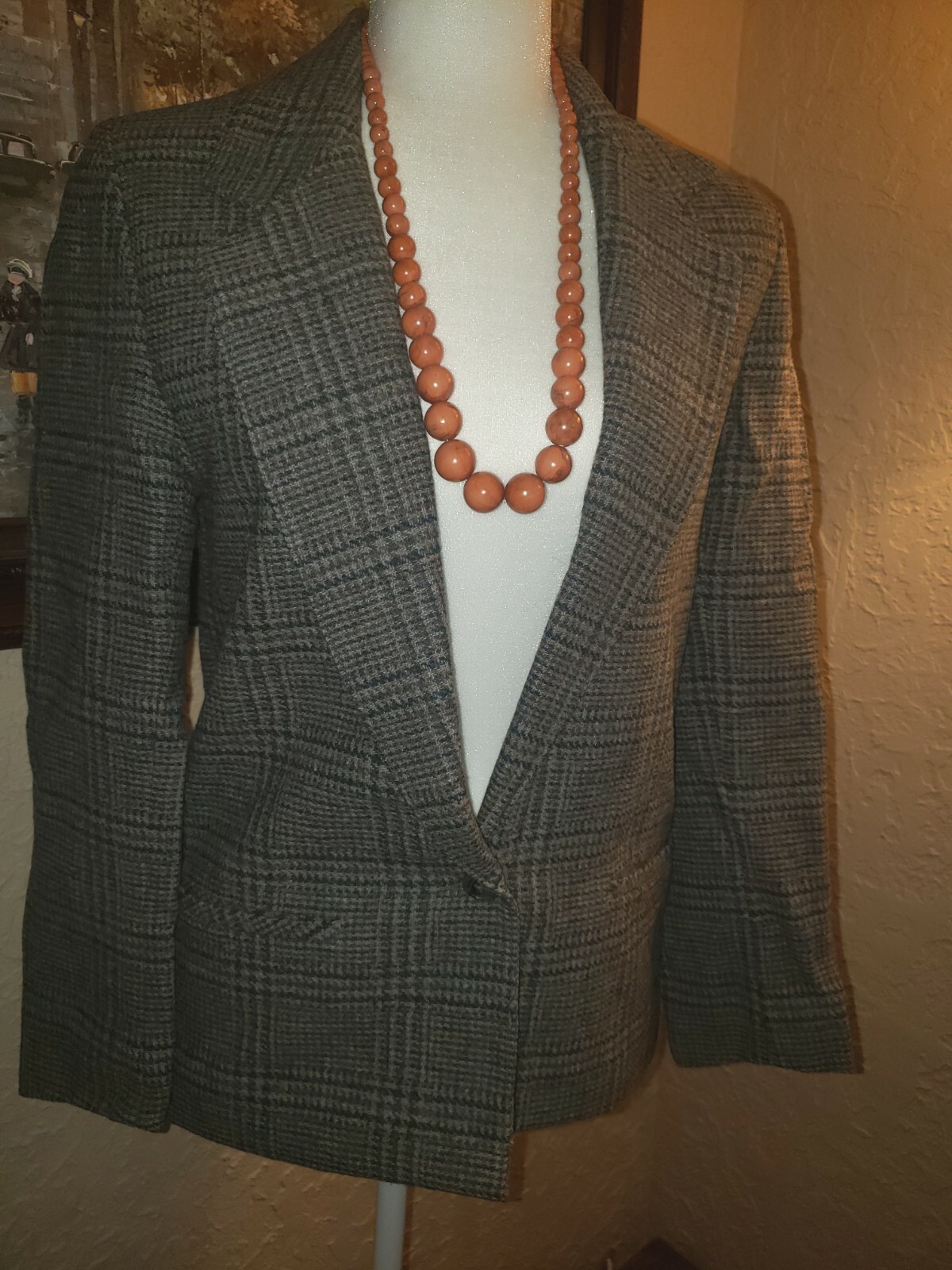 Vintage Casa De Lana Blazer 100% Wool