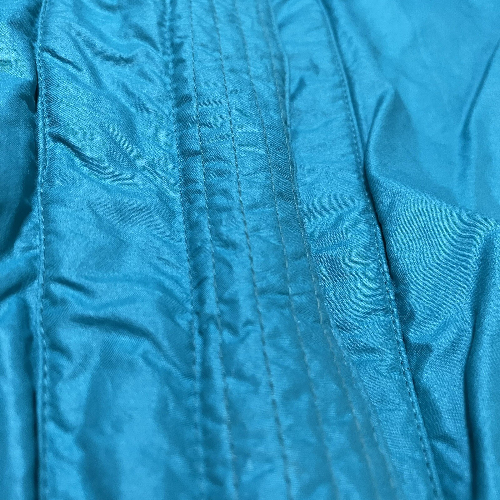 Vintage Roffe Skiwear Women’s Retro Teal/Purple Ski Snowboard Jacket Size 12 USA