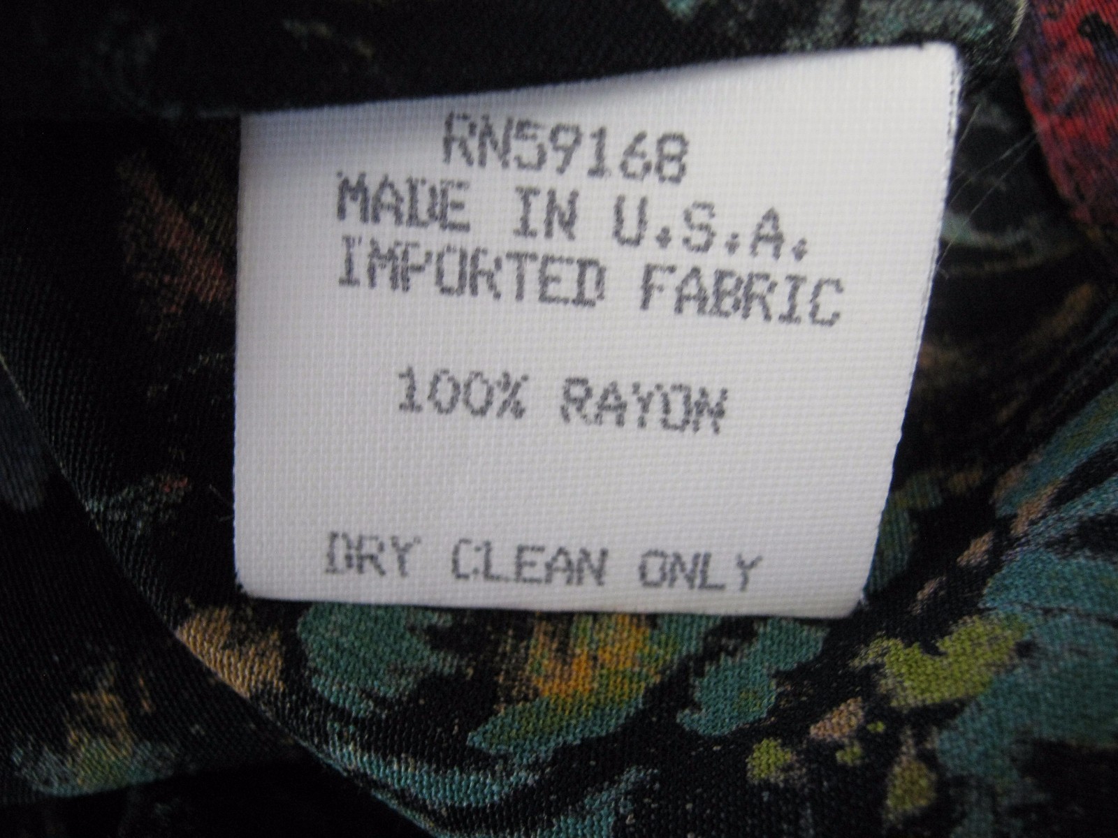 Vintage 90’s Karen Kane Blouse Size 8 Floral Print Collarless Top