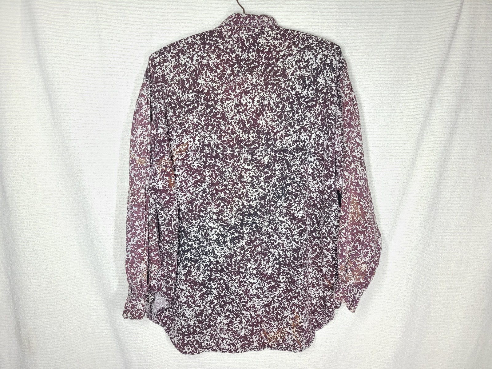 Vintage 1990s Oversize Shirt Mall Brand Limited Button Up Rayon Notebook Print