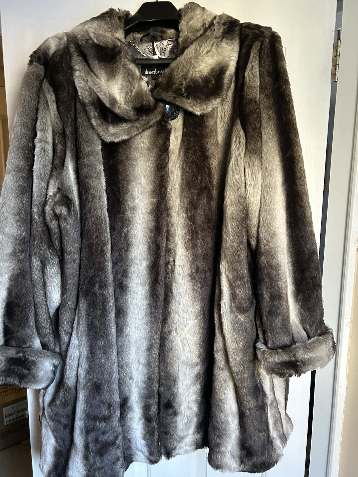Dennis Basso Faux Fur Coat