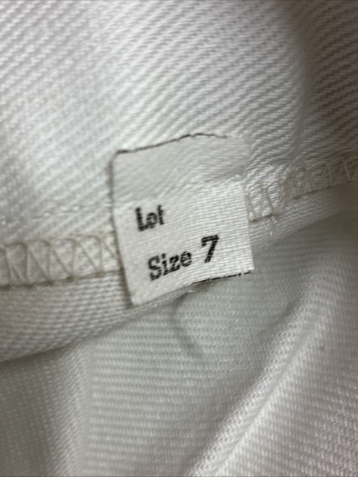 Vintage 1950s Junior’s by Vassar White Bell Bottom Pants w/Silver Buttons size 8