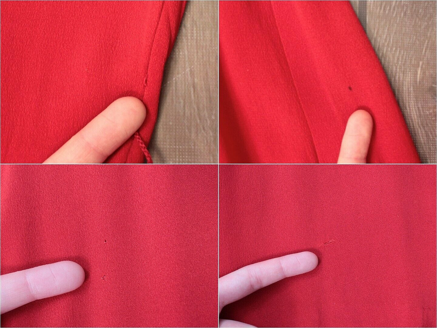 Vtg Women’s 50s Red Rayon Keyhole Neckline Dress 1950s Pleated Skirt Gay Gibson