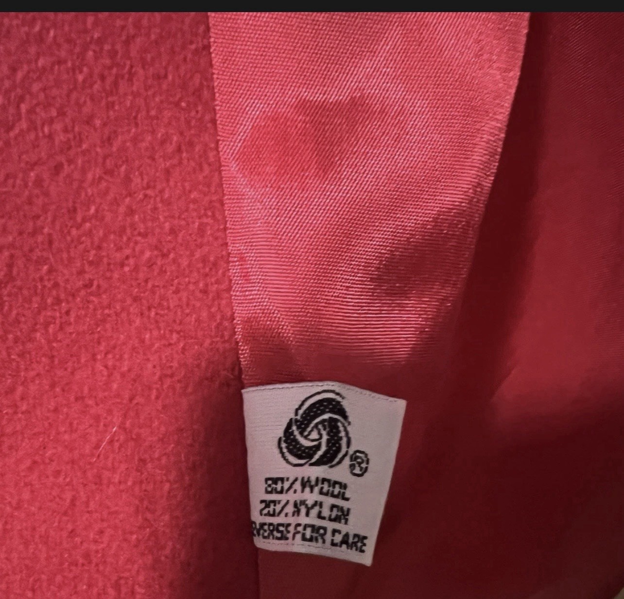 Vintage Beau Brumm Red Wool Coat Womens 12T Tall USA ILGWU Union Long Coat