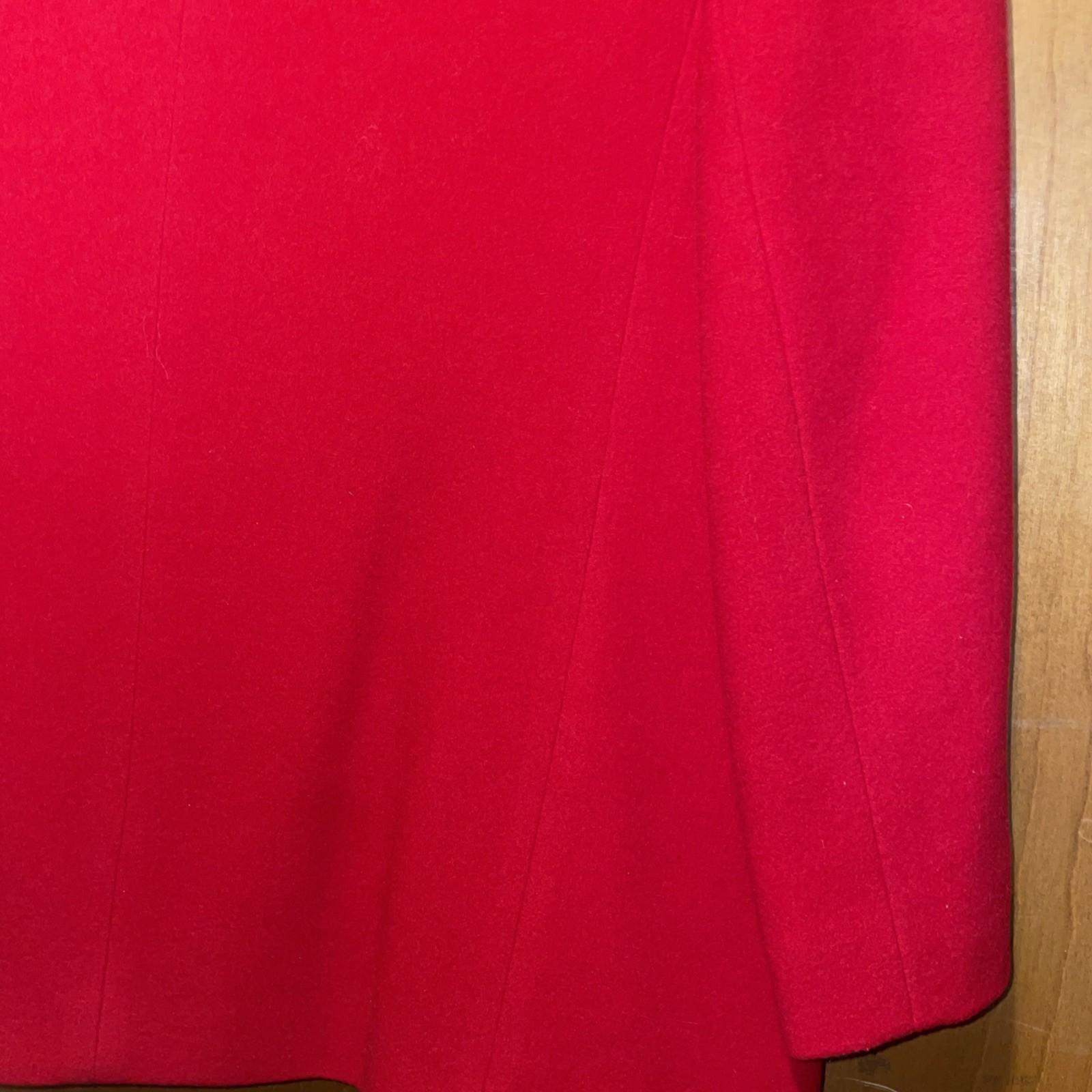 Harve Bernard By Bernard Holtzman Ladies 14 Wool Nylon Cashmere Blazer Red