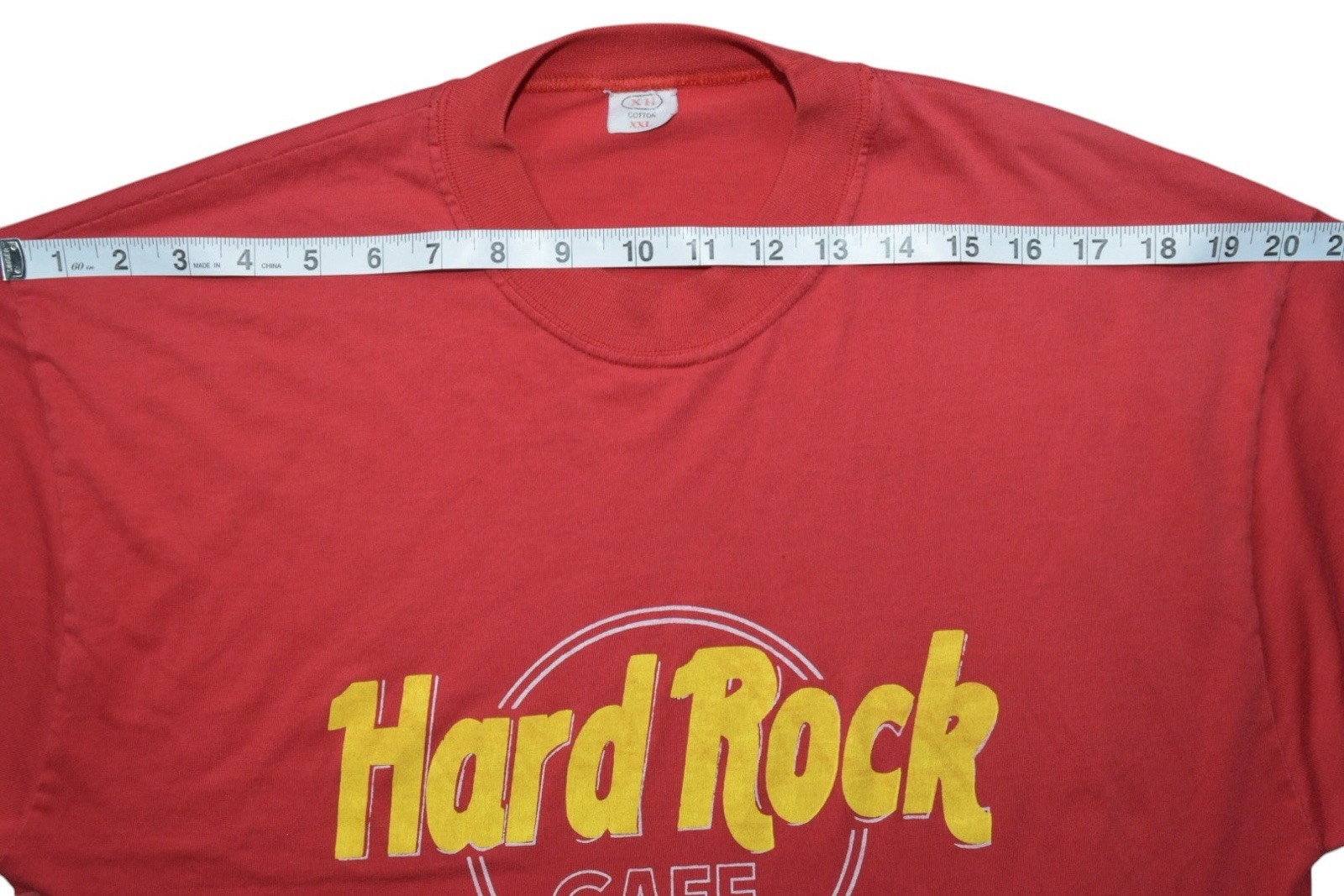 Vintage Hard Rock Cafe Saigon Vietnam T Shirt Red Graphic Cotton XXL #1627