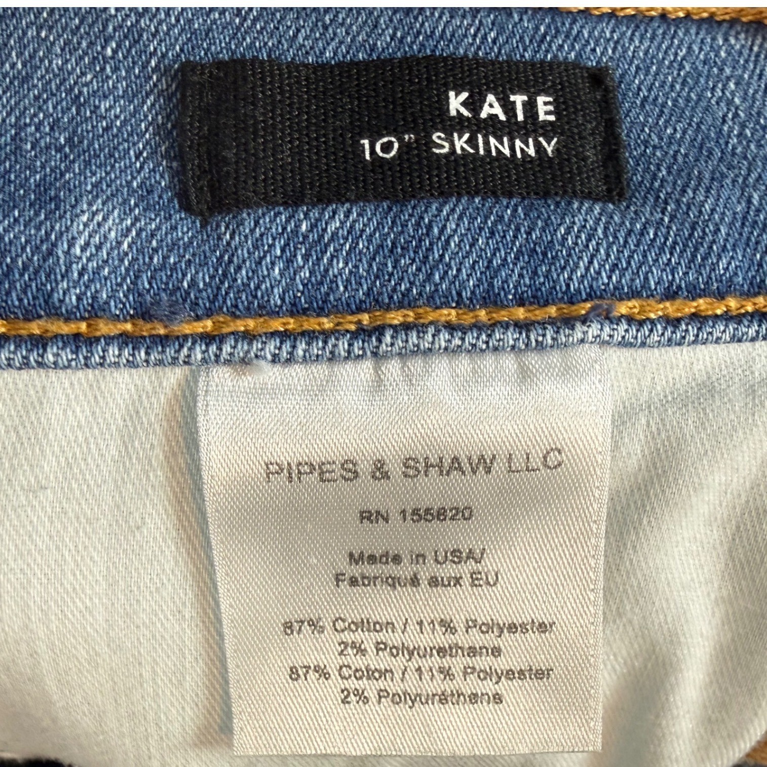 VERONICA BEARD Kate 10″ Skinny Jeans, High Rise, Grotto Wash, Size 28/6