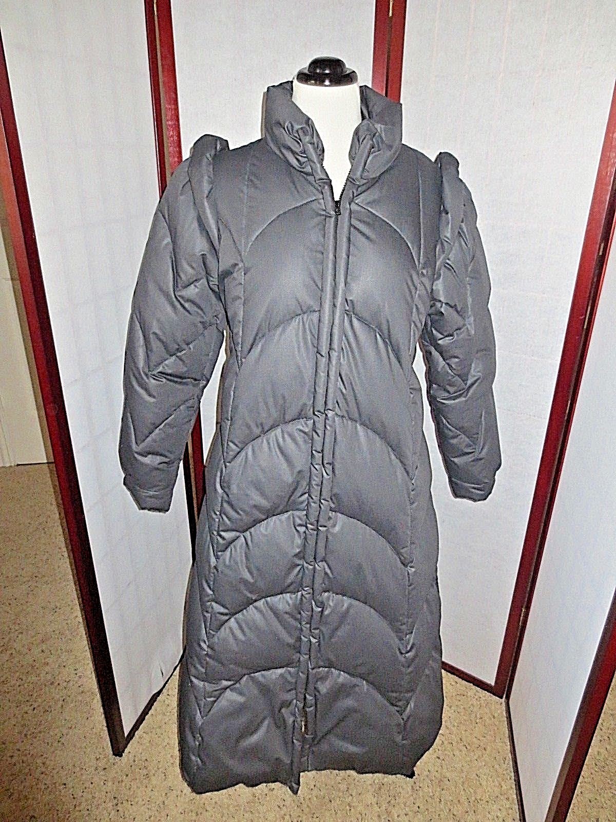 Vintage COUNT ROMI BLACK DOWN Coat Size 10