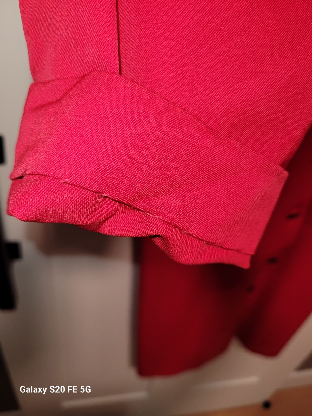 Cathy Hardwick Wool Coat Vintage USA Made S/M Red Classic Winter Chic Elegance