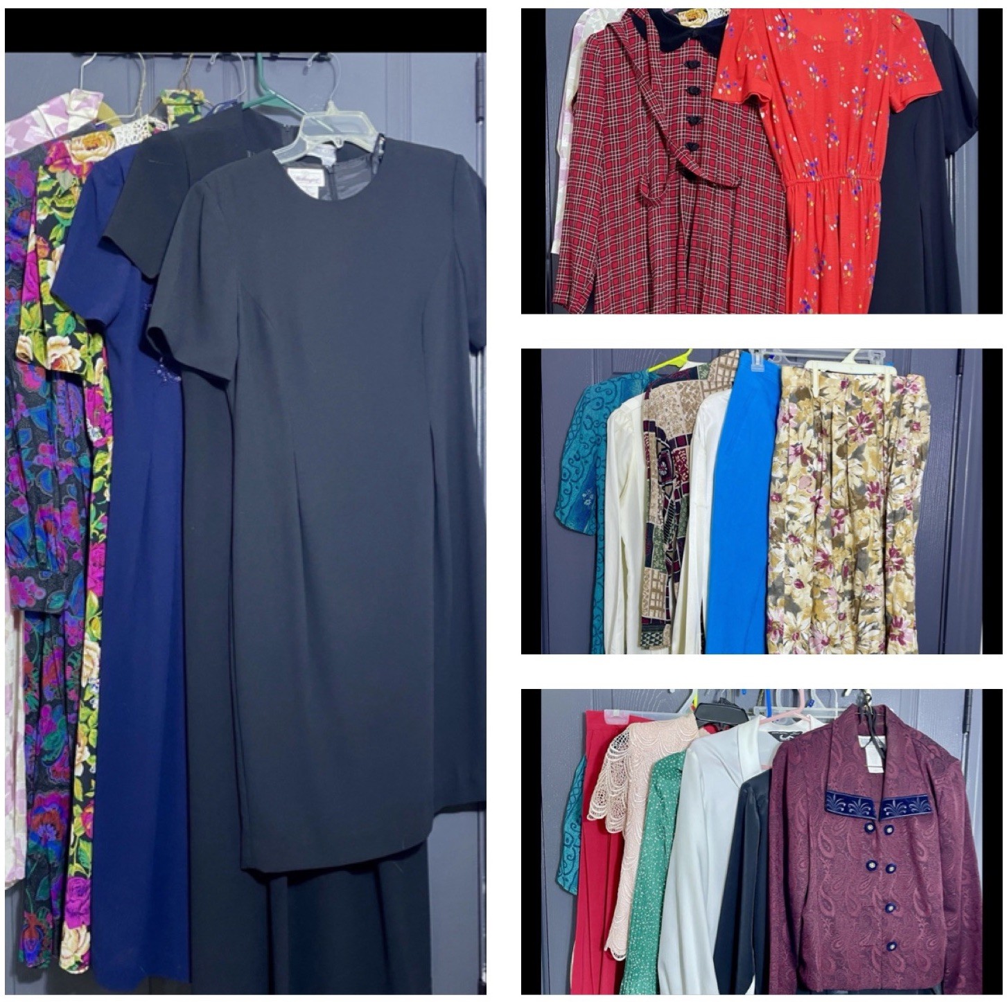 Huge Mixed Lot Of Vintage 70’s 80’s 90’s Women’s Dresses, Jackets, Tops, Skirts