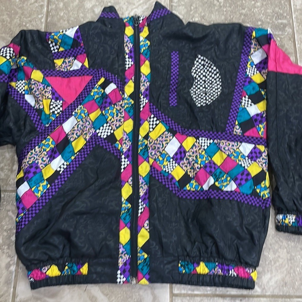 Vintage Lavon Patchwork Checkered Paisley Jacket M