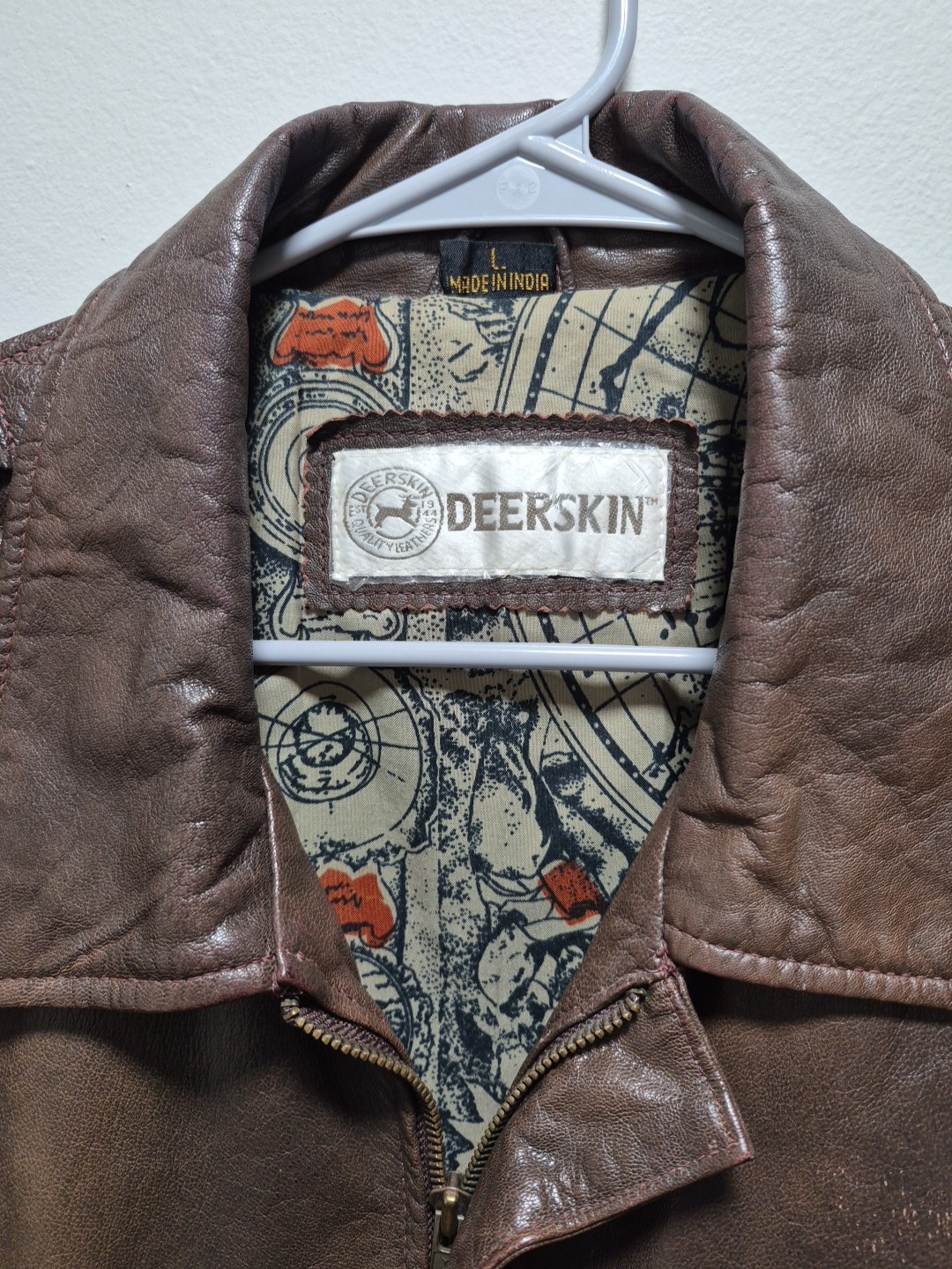 VTG 40s Deerskin Leather Jacket Women’s Size 46