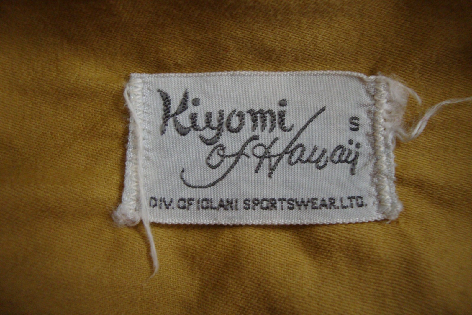 Kiyomi of Hawaii S Vintage 60s DRESS Orange Barkcloth Wraparound Shift Tiki