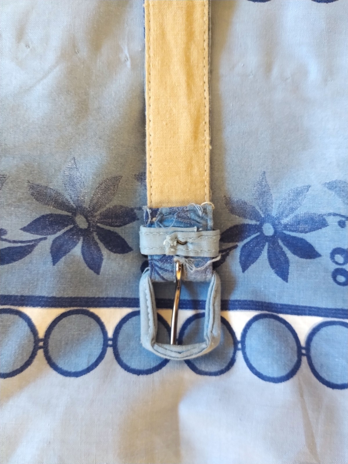 Vintage 1950s Vicky Vaughn Sundress and Shirt Set Blue Mid Century Full Skirt