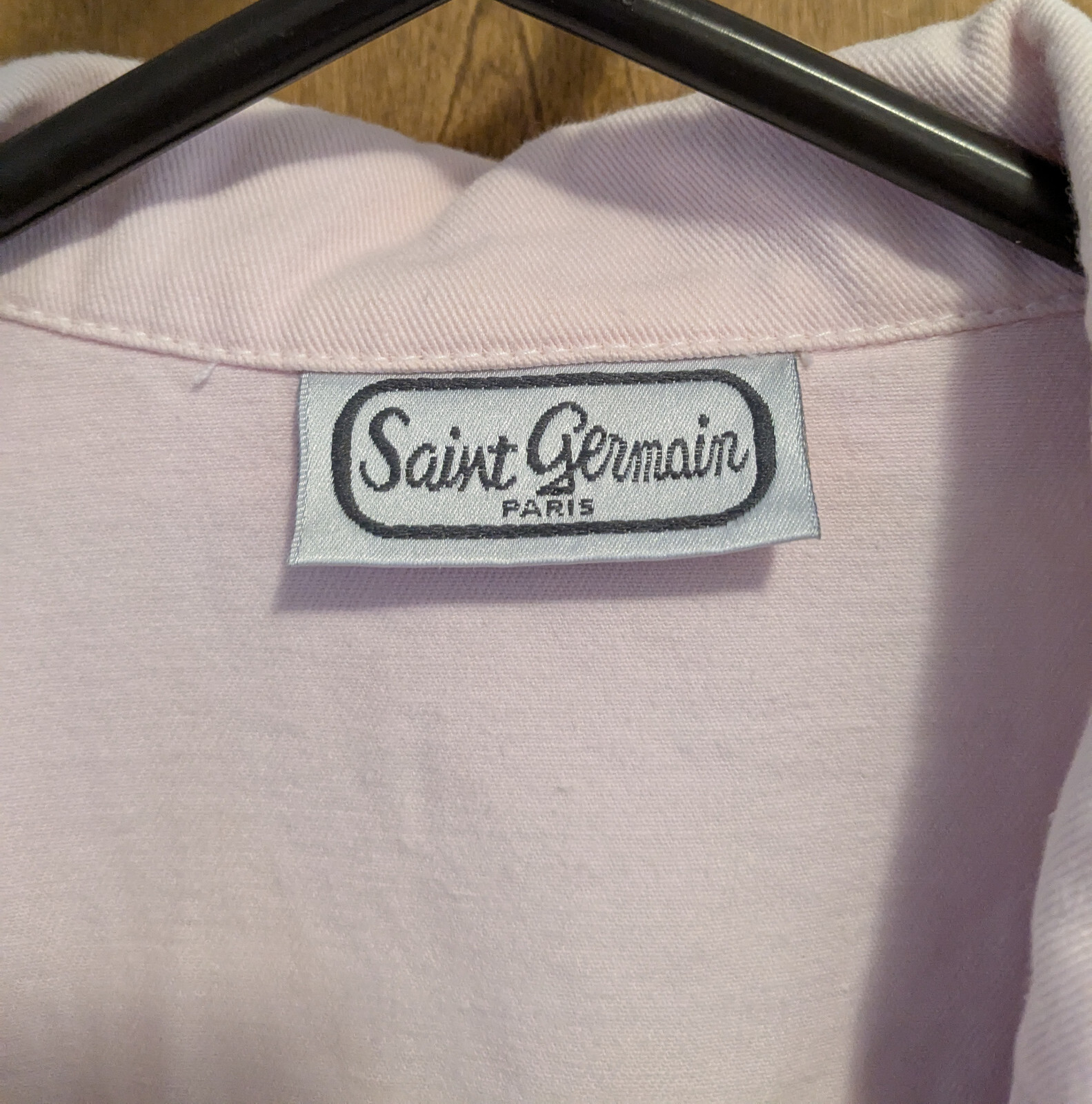 Saint Germain Paris Pink Womens Rhinestone Bling Zip coat Jacket Rare Vintage