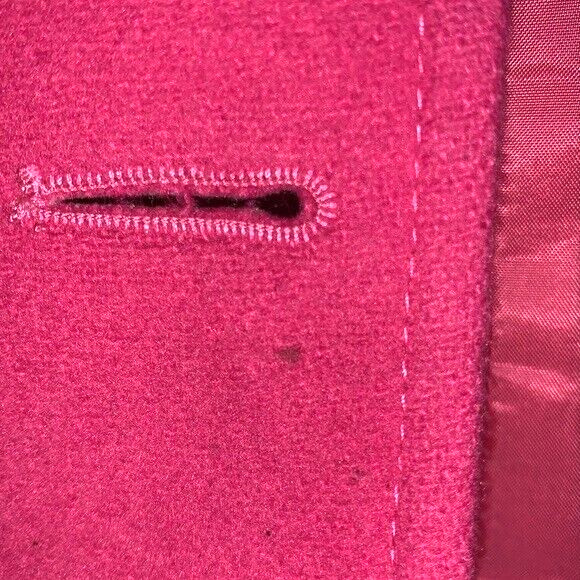 Vintage Harve Benard by Benard Holtzman Pink Wool Blazer Dress Suit Jacket Sz 6