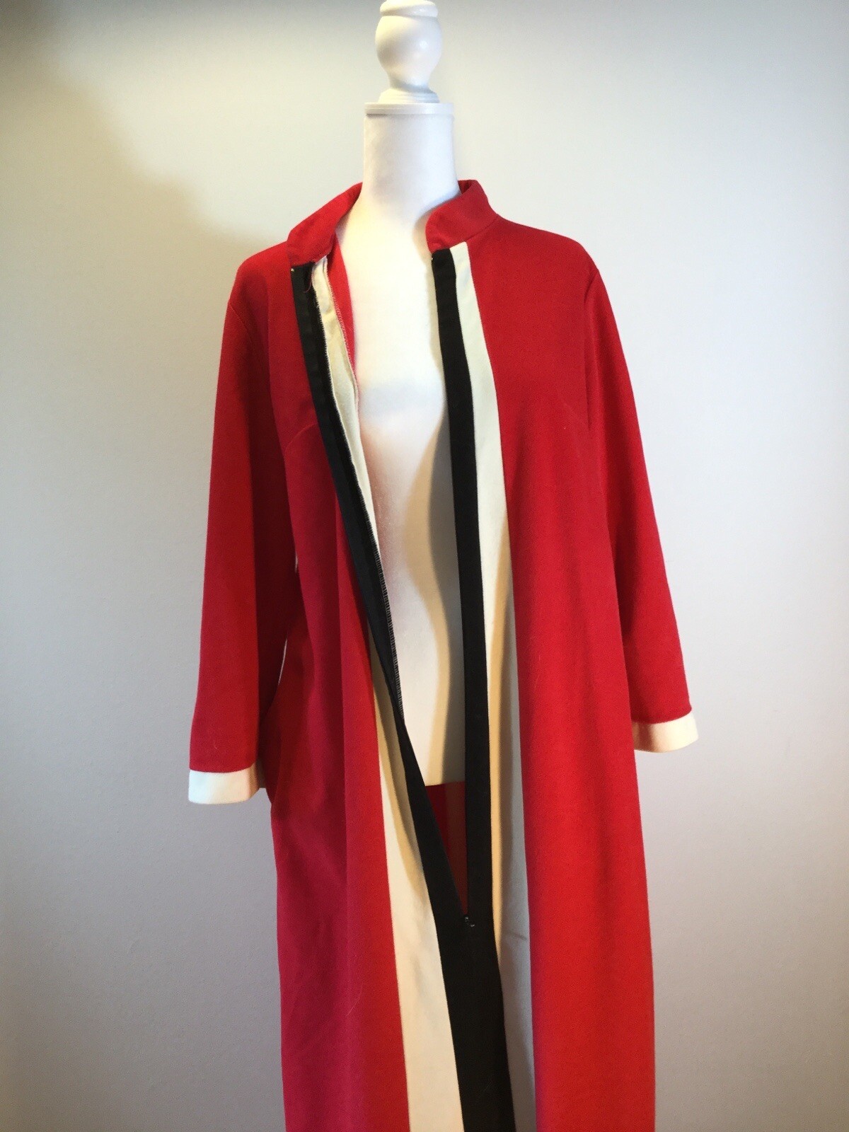 Vintage JC Penney 70s Loungewear Long Housecoat Robe Gown Mumu Retro Long (109)